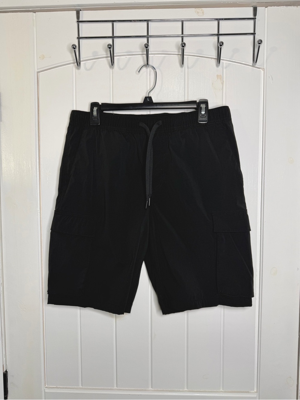 H&M Regular Fit Coupe Standard Black Cargo Shorts Size/Medium